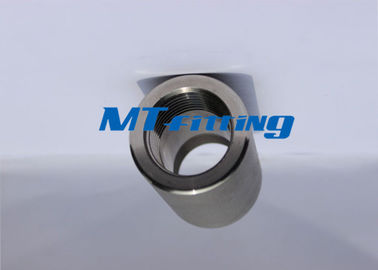 F304H ASTM A105 6000LBS 연결은 관 이음쇠 스테인리스 실을 꿴 끝을 위조했습니다